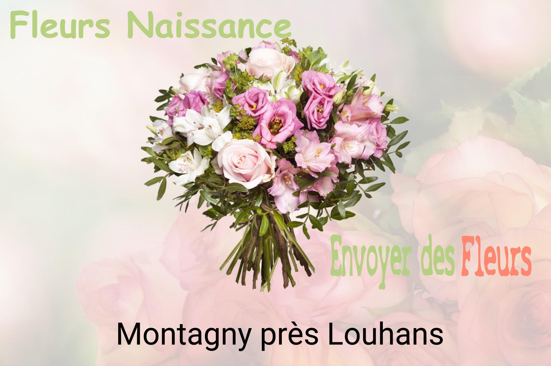 Bouquet de fleurs de naissance livré à Montagny-près-Louhans