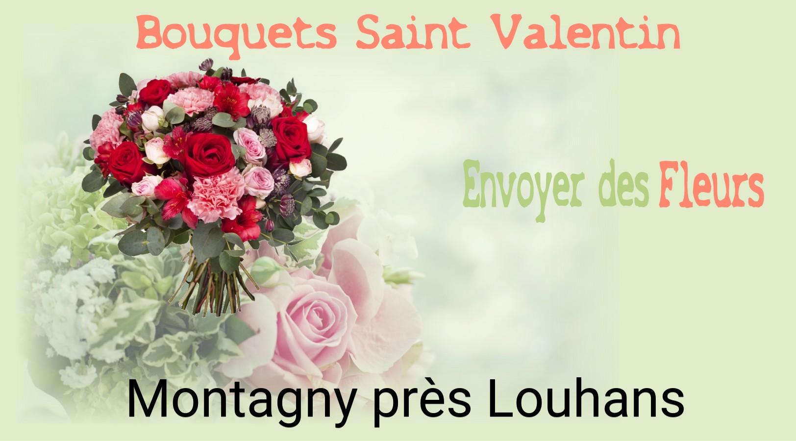 Roses de Saint-Valentin livrées à Montagny-près-Louhans